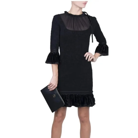 Robert Cavalli Tonal Layered Bell Dress - Picture 2 of 15